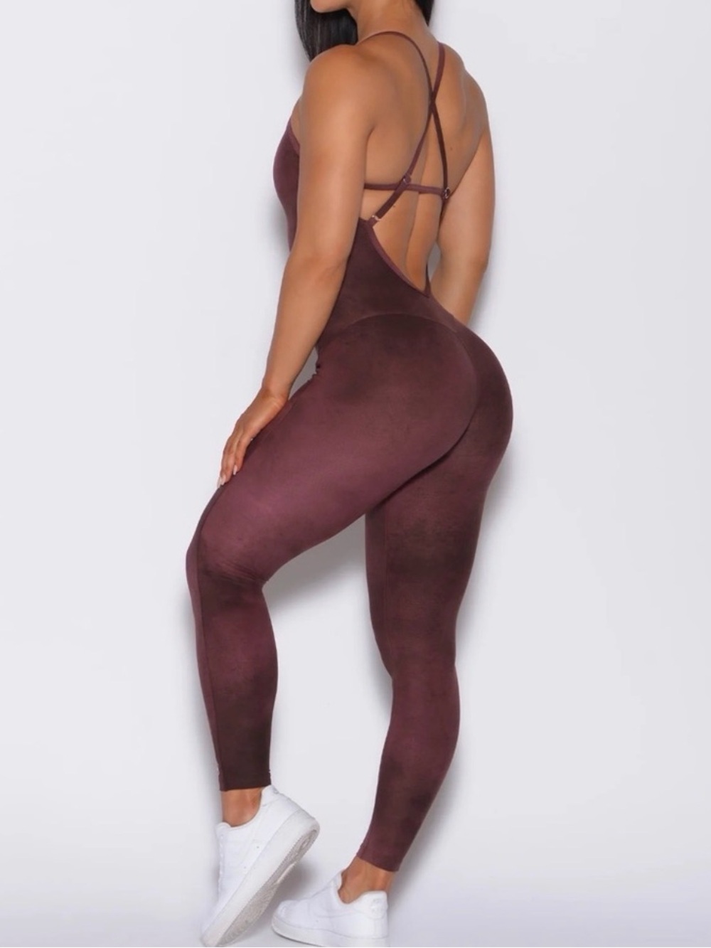Bombshell Sportswear Sculpt Bodysuit, Vintage Port